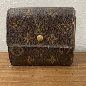 Guc Louis vuitton elise wallet used with flaws vintage monogram see pics